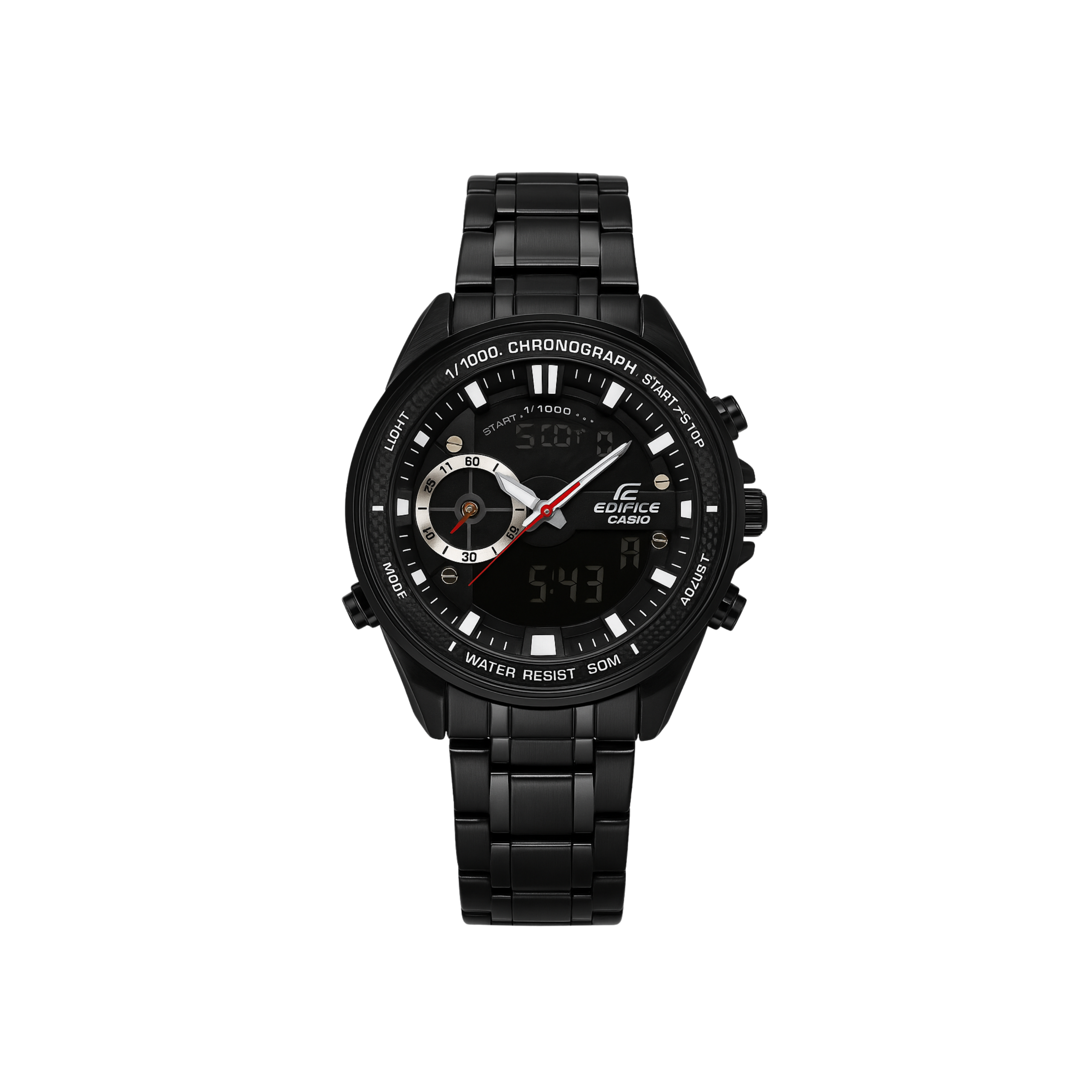 Montre CASIO EDIFICE Noire Élégante et Robuste
