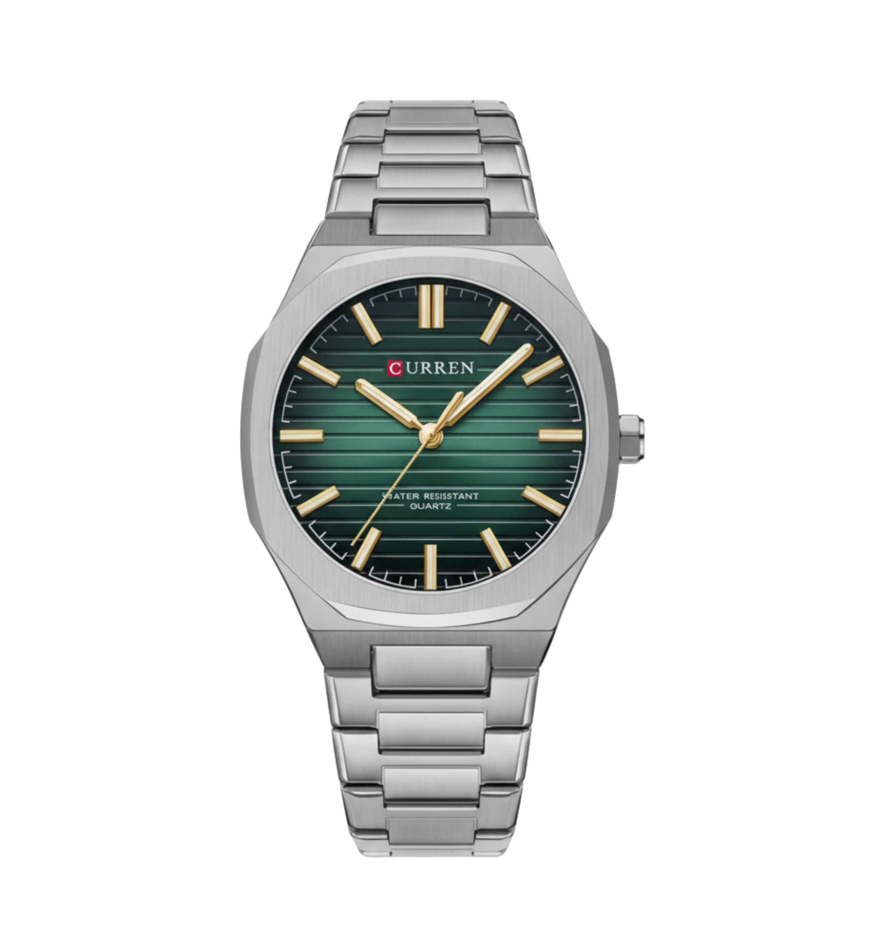 Montre Homme Curren 8456 – Cadran Vert & Design Raffiné