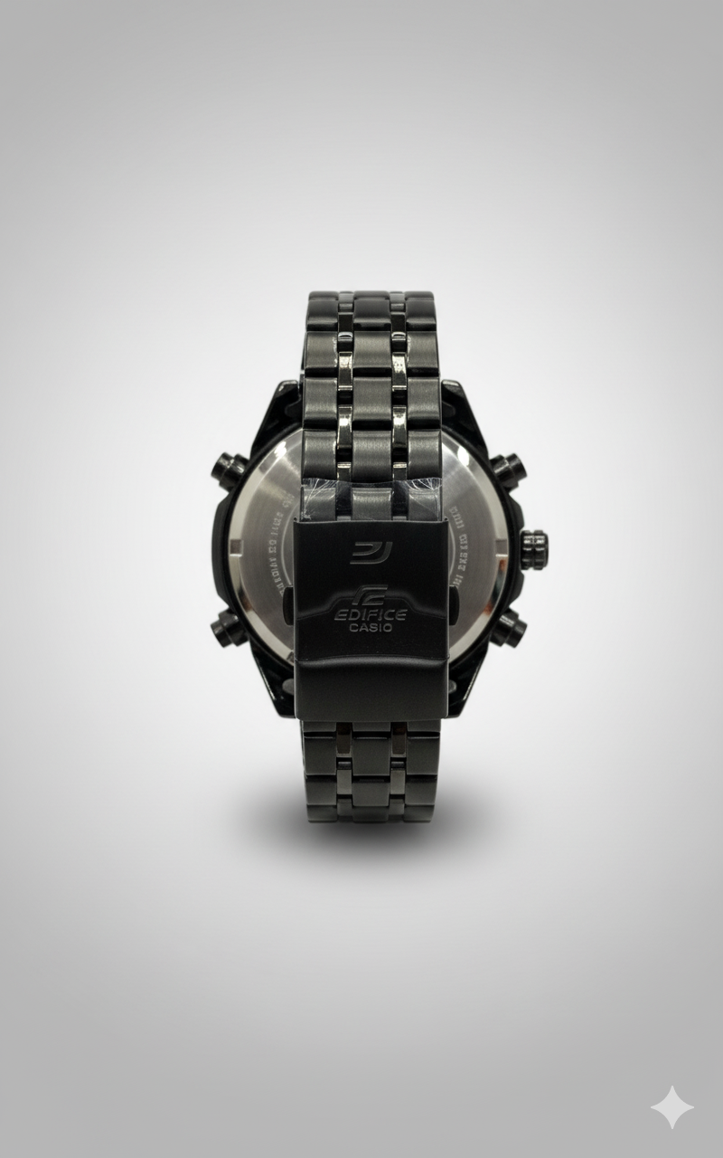 Montre CASIO EDIFICE Noire Élégante et Robuste