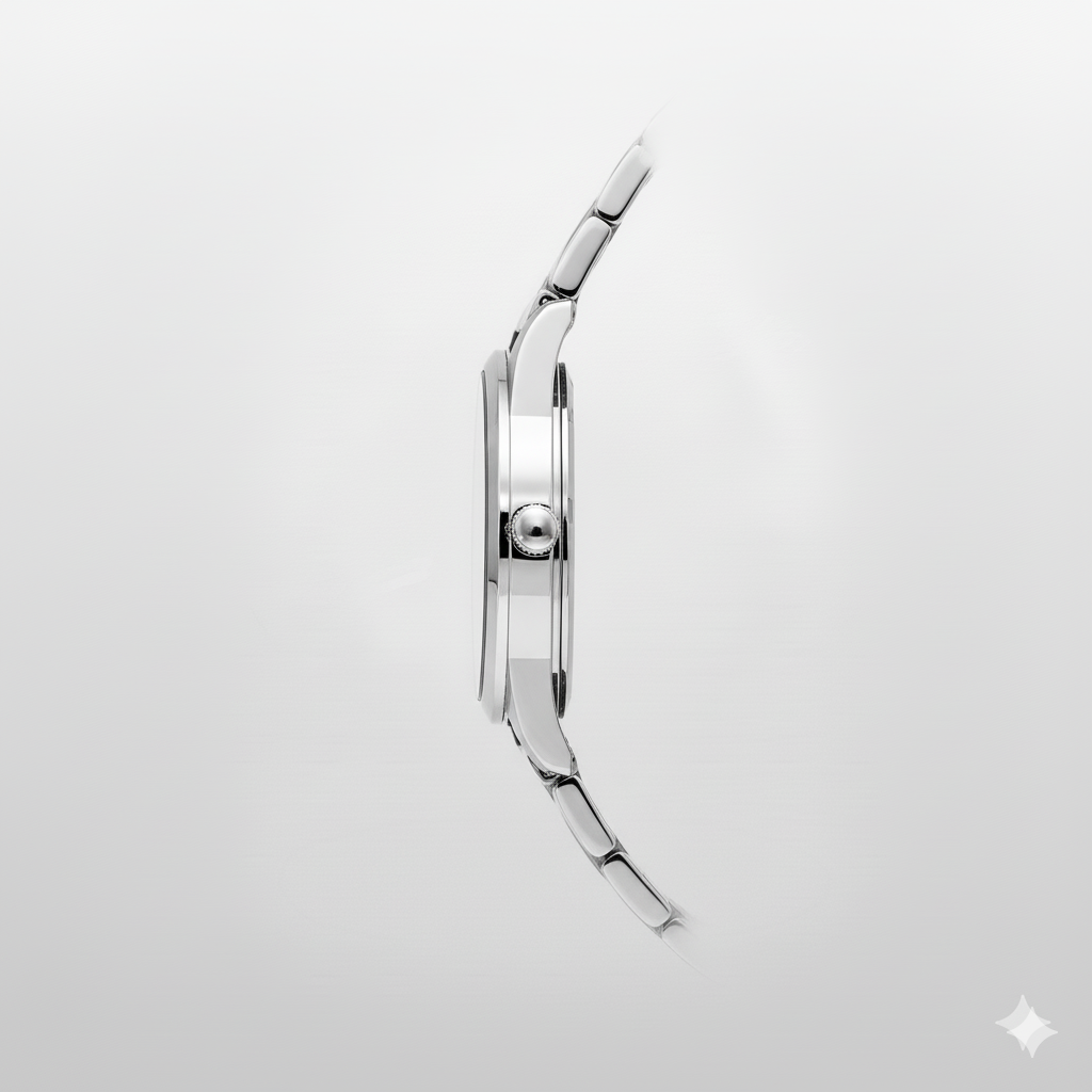 Geneva Classic Men's Stainless Steel Watch
