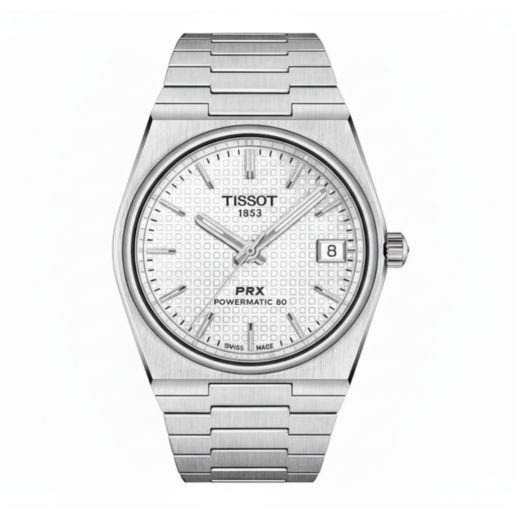 Tissot PRX Powermatic 80 - Cadran Blanc Texturé