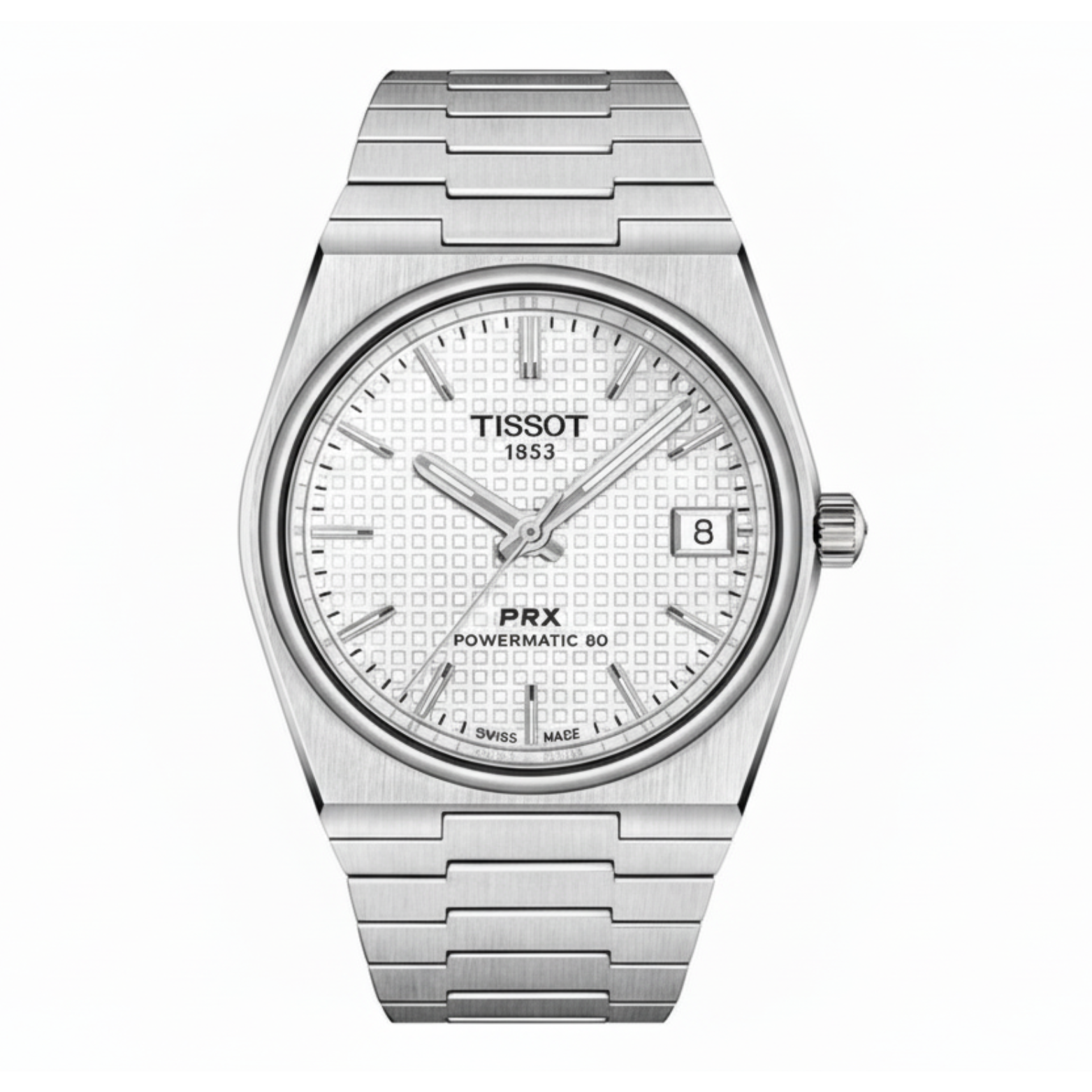 Tissot PRX Powermatic 80 - Cadran Blanc Texturé