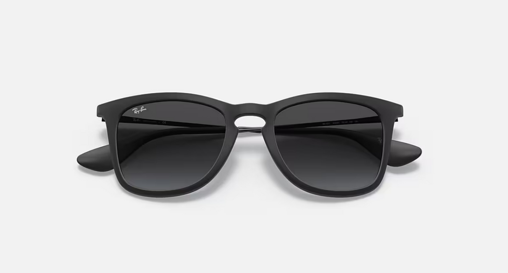 Ray-Ban Erika RB4171 Noir Dégradé – Lunettes de Soleil Fines & Élégantes UV400