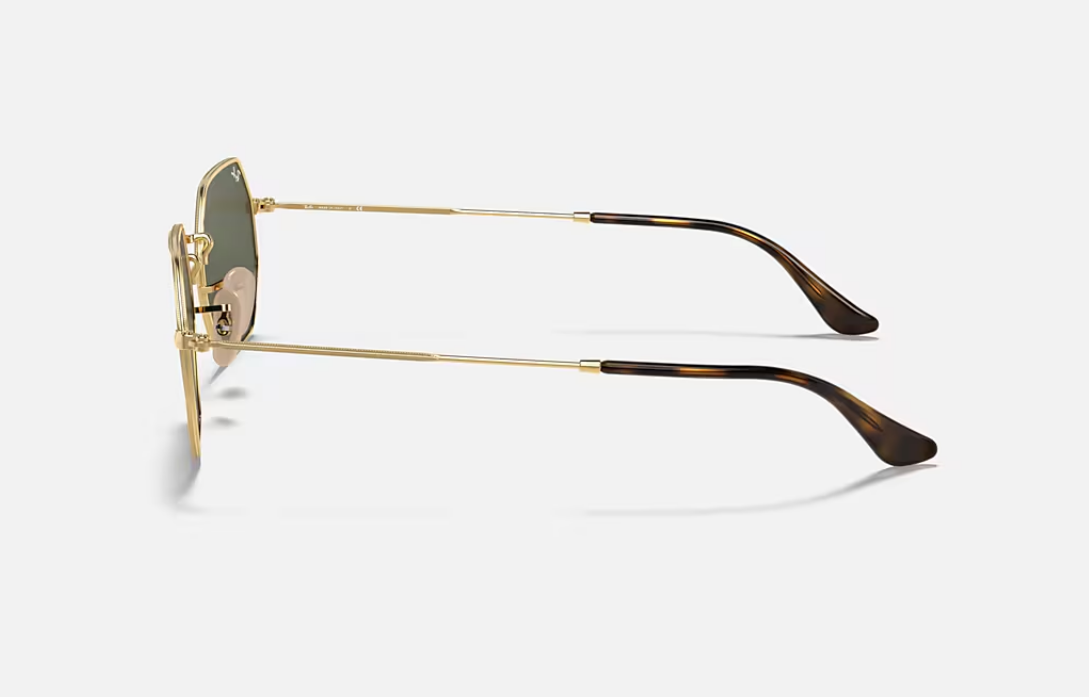 Ray-Ban Hexagonal RB3548N Or – Verres Vert Classique UV400