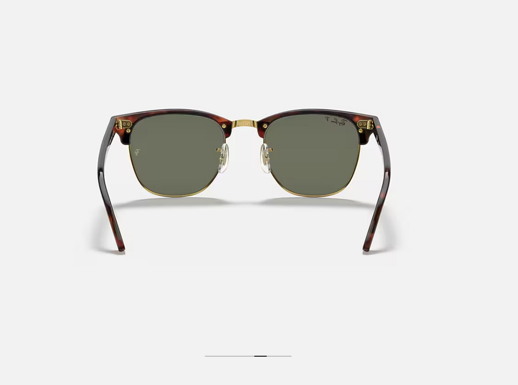 Ray-Ban Clubmaster Classique – Monture Écaille & Verre Vert Polarisé