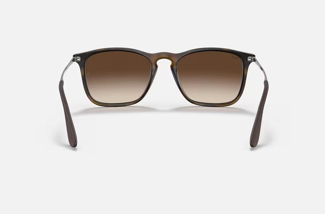 Ray-Ban Chris RB4187 Écaille – Verres Brun Dégradé UV400