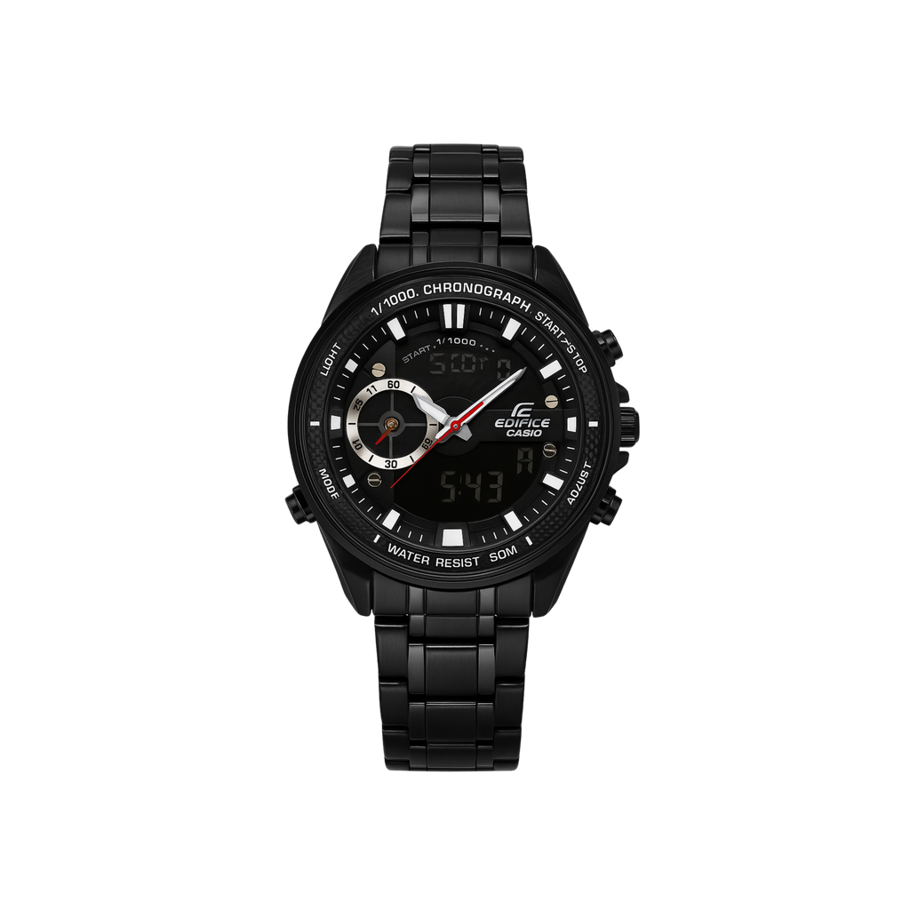 Montre CASIO EDIFICE Noire Élégante et Robuste
