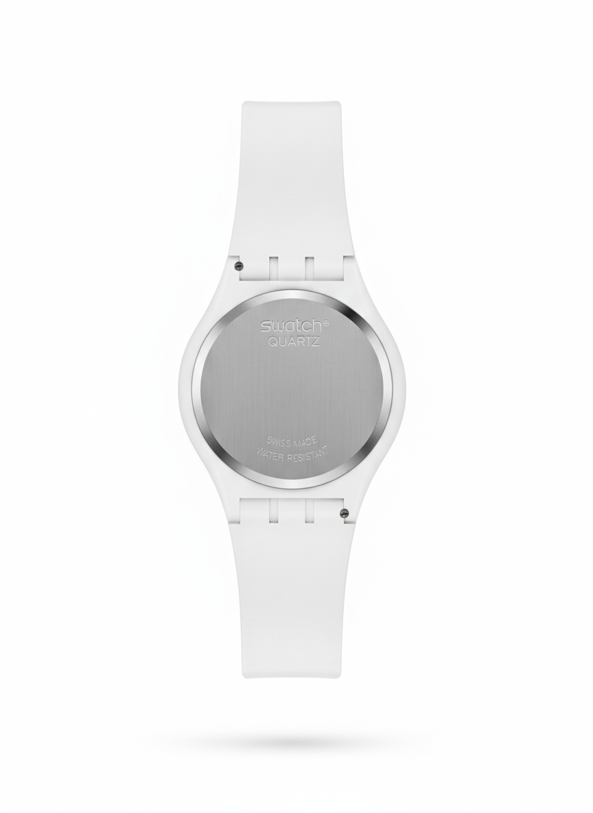 Montre Femme Swatch 3162 Sport Blanche – Élégance Pure & Style Intemporel 26–28mm