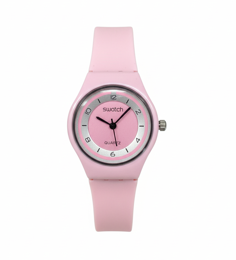 Montre Femme Swatch 3162 Sport pastel pink  – Élégance, Confort et Style Actif 26–28mm