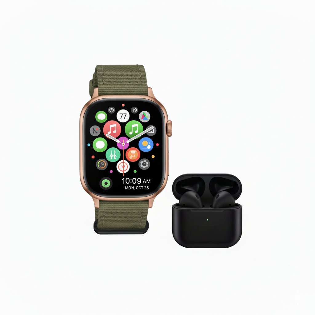 Montre connectée I30 Pro Max 11 en 1 + AirPods + 7 bracelets